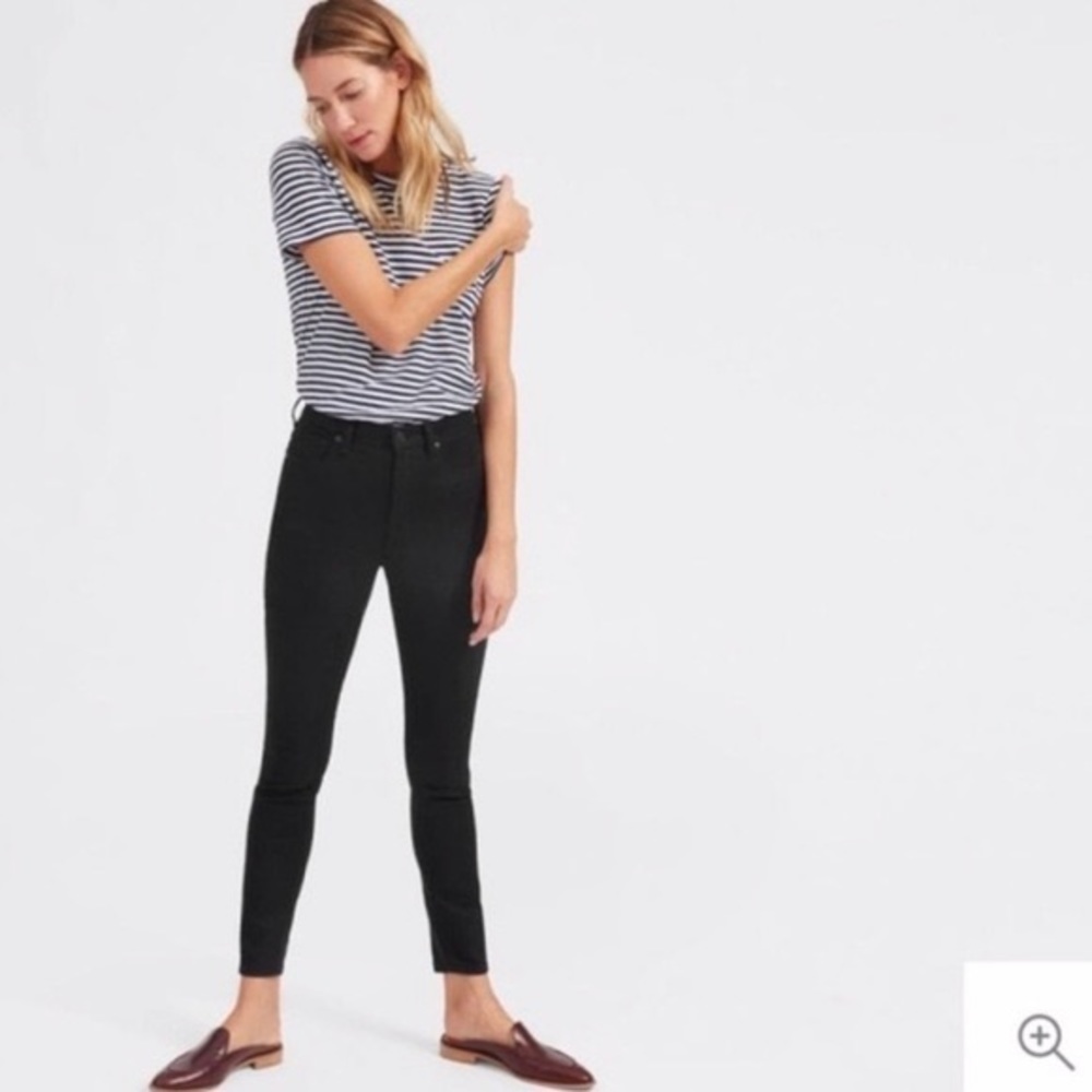 EVERLANE black skinny ankle jeans